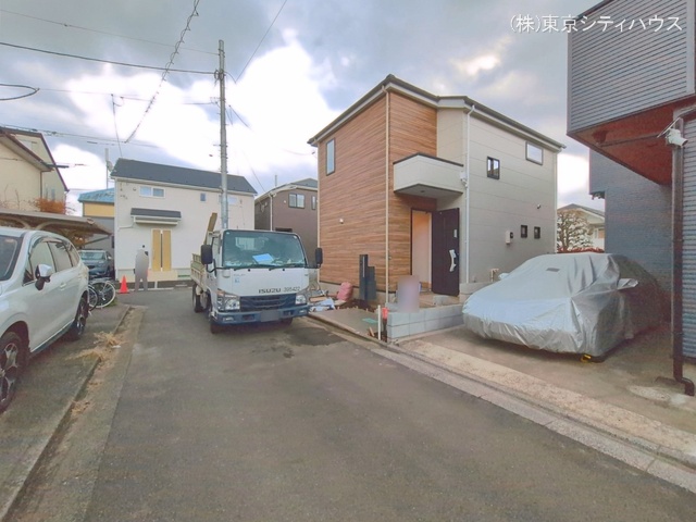 東京都三鷹市深大寺３丁目の新築戸建て外構写真 2026年3月26日撮影