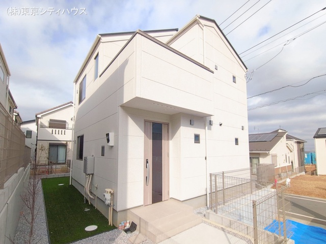 東京都稲城市東長沼の新築戸建て完成写真 2026年2月23日撮影