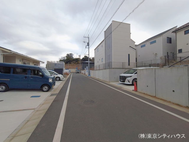 東京都稲城市東長沼の新築戸建て完成写真 2026年2月23日撮影