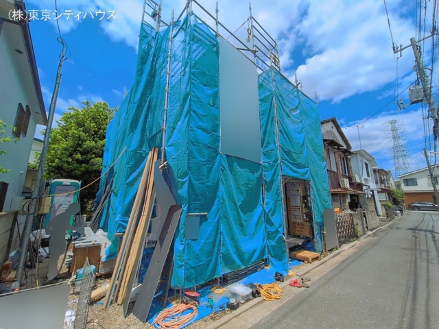 東京都武蔵野市吉祥寺南町3丁目の新築戸建てシート写真 2026年5月24日撮影