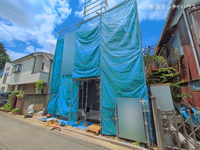東京都武蔵野市吉祥寺南町3丁目の新築戸建てシート写真 2026年5月24日撮影