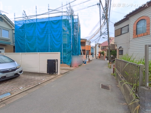 調布市多摩川3丁目（戸建）01 上棟