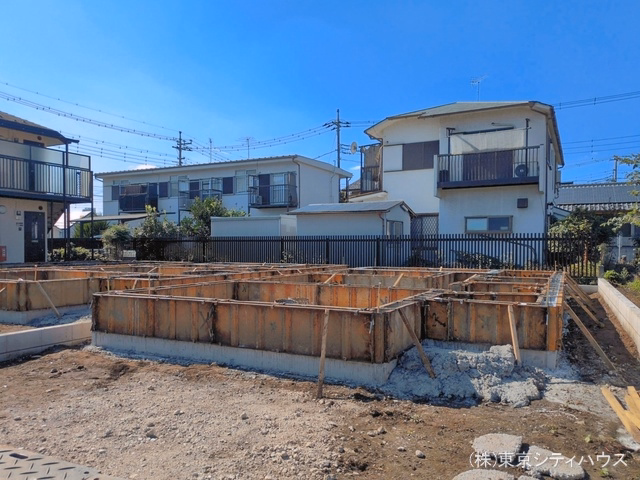 新築戸建て 調布市西つつじヶ丘2期 1号棟 基礎