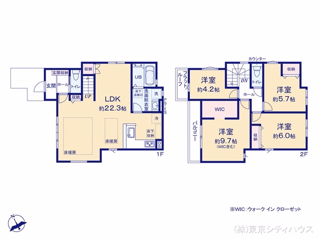 調布市柴崎1丁目(戸建)01 間取図
