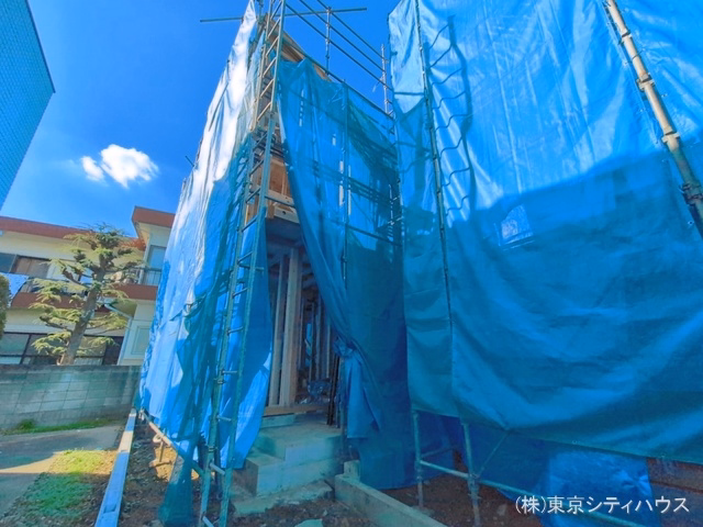 狛江市元和泉1丁目(戸建)01 上棟