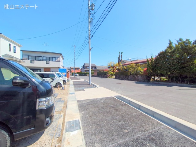 愛知県名古屋市港区東茶屋１丁目の新築戸建て外構写真 2025年4月8日撮影