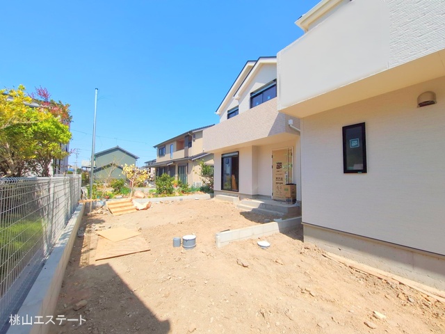 愛知県名古屋市港区東茶屋１丁目の新築戸建て外構写真 2025年4月8日撮影