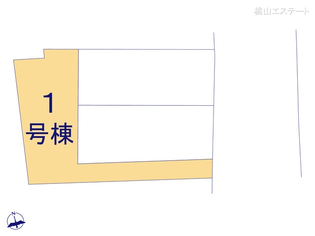 愛知県名古屋市港区東茶屋１丁目の新築戸建て全体区画図 ※図面と異なる場合は現況を優先
