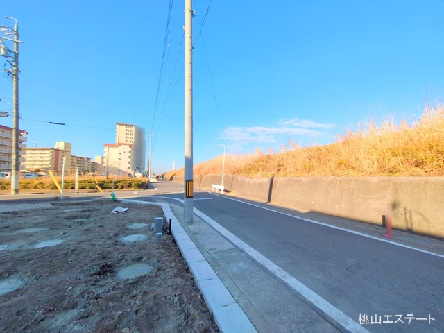 愛知県名古屋市西区清里町の新築戸建て更地・土地写真 2025年2月13日撮影