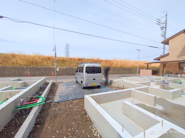 愛知県名古屋市西区清里町の新築戸建て基礎写真 2025年3月5日撮影