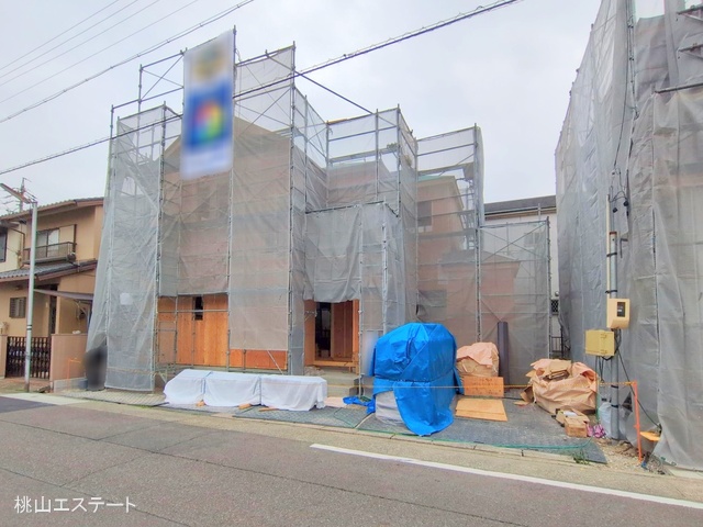 愛知県名古屋市西区清里町の新築戸建て上棟写真 2025年3月26日撮影