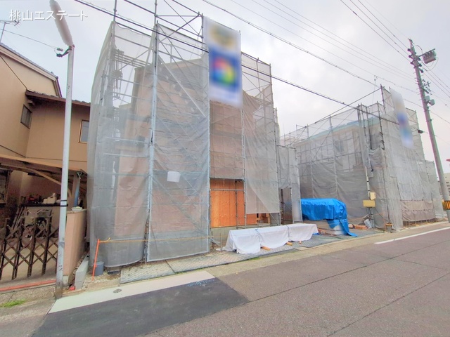 愛知県名古屋市西区清里町の新築戸建て上棟写真 2025年3月26日撮影