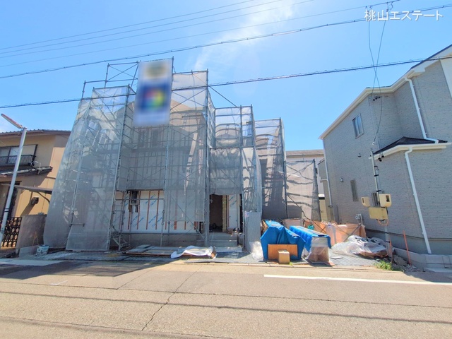 愛知県名古屋市西区清里町の新築戸建てシート写真 2025年4月23日撮影