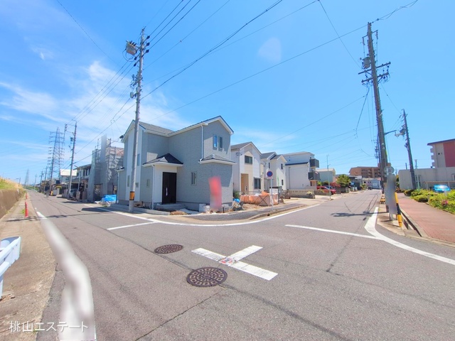 愛知県名古屋市西区清里町の新築戸建てシート写真 2025年4月23日撮影