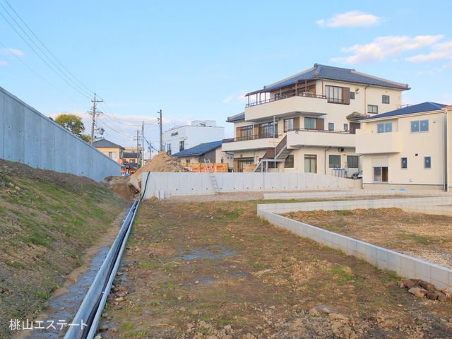愛知県名古屋市北区楠味鋺５丁目の新築戸建て更地・土地写真 2024年12月4日撮影