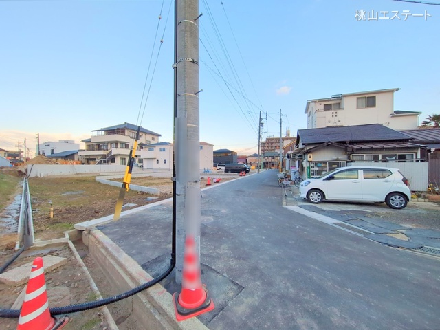 愛知県名古屋市北区楠味鋺５丁目の新築戸建て更地・土地写真 2024年12月4日撮影