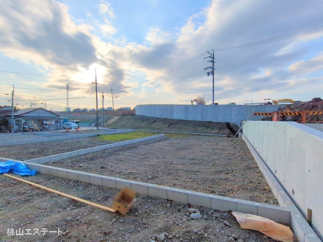 愛知県名古屋市北区楠味鋺５丁目の新築戸建て更地・土地写真 2024年12月4日撮影