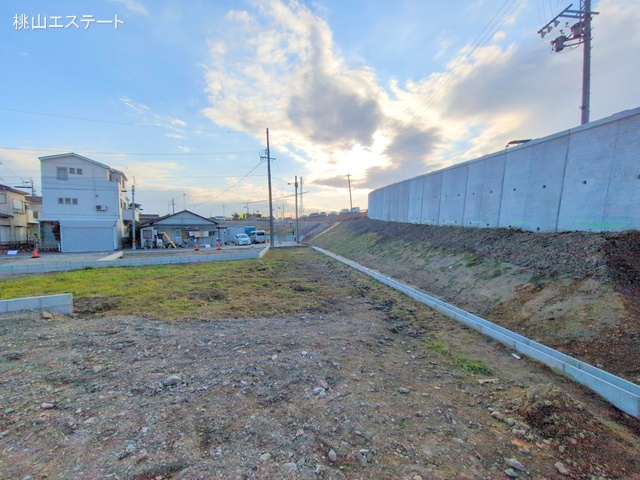 愛知県名古屋市北区楠味鋺５丁目の新築戸建て更地・土地写真 2024年12月4日撮影