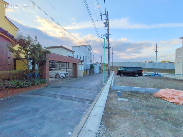 愛知県名古屋市北区楠味鋺５丁目の新築戸建て更地・土地写真 2024年12月4日撮影