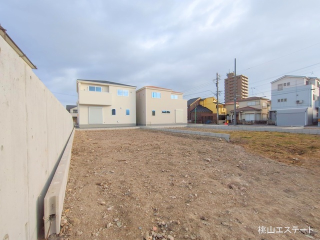 愛知県名古屋市北区楠味鋺５丁目の新築戸建て更地・土地写真 2025年2月6日撮影