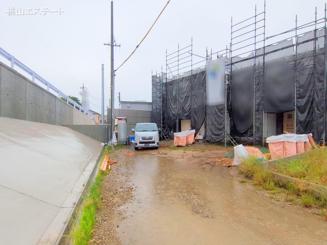 愛知県名古屋市北区楠味鋺５丁目の新築戸建てシート写真 2025年6月2日撮影