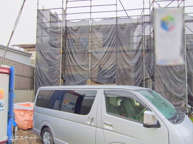 愛知県名古屋市北区楠味鋺５丁目の新築戸建てシート写真 2025年6月2日撮影