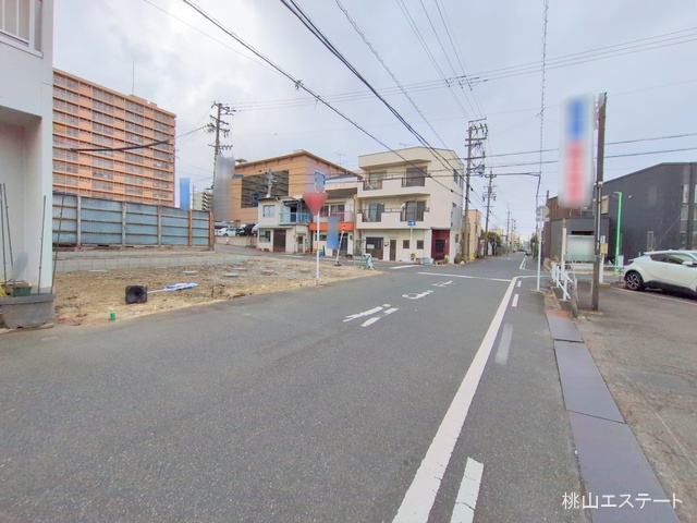 愛知県名古屋市南区六条町4丁目の新築戸建て更地・土地写真 2025年1月29日撮影