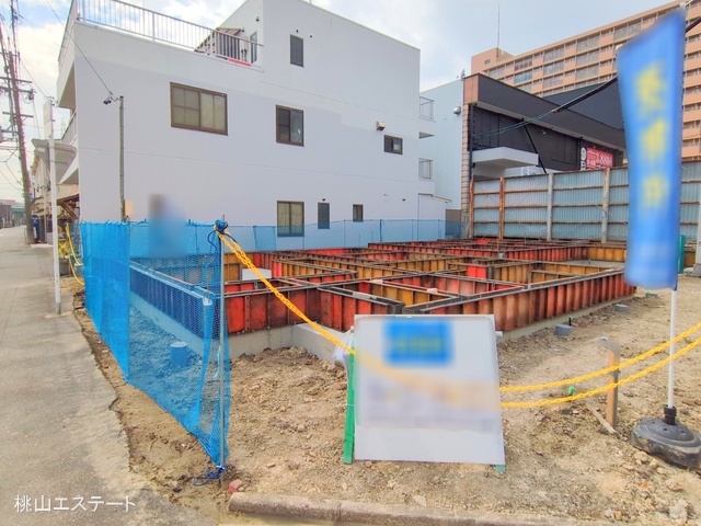 愛知県名古屋市南区六条町4丁目の新築戸建て基礎写真 2025年2月27日撮影