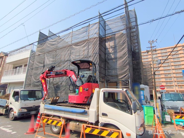 愛知県名古屋市南区六条町4丁目の新築戸建てシート写真 2025年3月26日撮影