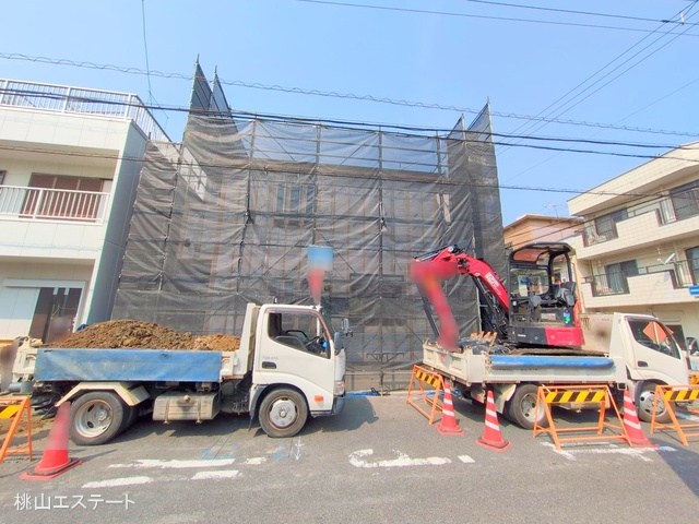 愛知県名古屋市南区六条町4丁目の新築戸建てシート写真 2025年3月26日撮影