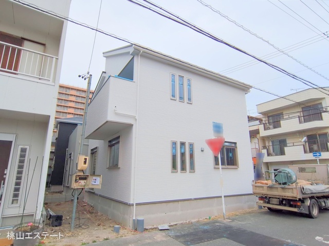 愛知県名古屋市南区六条町4丁目の新築戸建て外構写真 2025年4月24日撮影