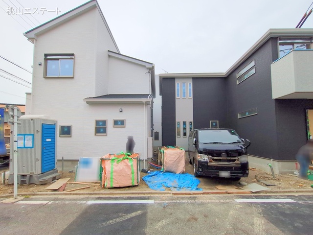 愛知県名古屋市南区六条町4丁目の新築戸建て外構写真 2025年4月24日撮影
