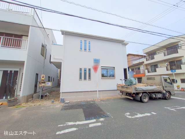 愛知県名古屋市南区六条町4丁目の新築戸建て外構写真 2025年4月24日撮影