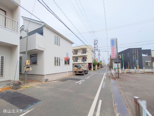 愛知県名古屋市南区六条町4丁目の新築戸建て外構写真 2025年4月24日撮影