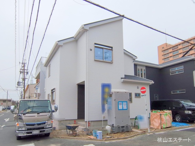 愛知県名古屋市南区六条町4丁目の新築戸建て外構写真 2025年4月24日撮影