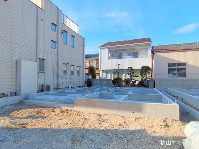 愛知県名古屋市北区喜惣治２丁目の新築戸建て基礎写真 2025年2月18日撮影