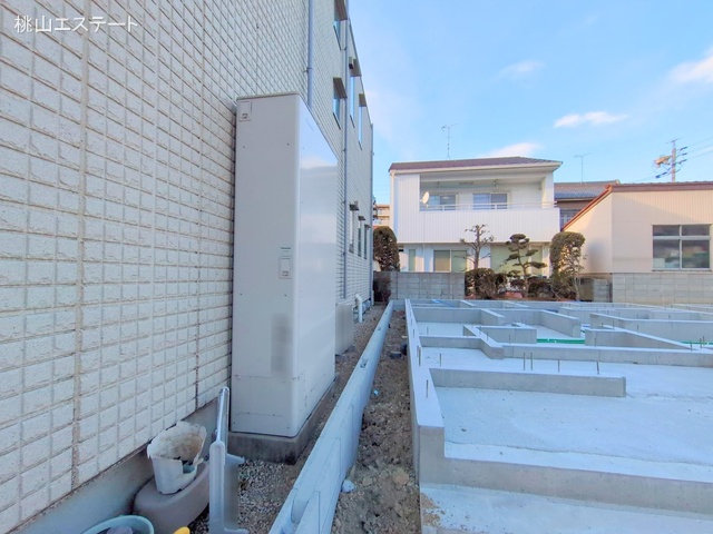 愛知県名古屋市北区喜惣治２丁目の新築戸建て基礎写真 2025年2月18日撮影