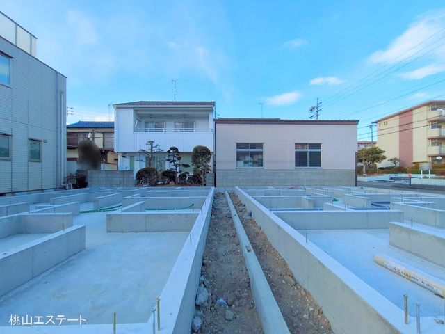 愛知県名古屋市北区喜惣治２丁目の新築戸建て基礎写真 2025年2月18日撮影