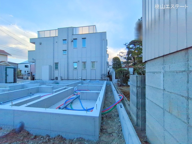 愛知県名古屋市北区喜惣治２丁目の新築戸建て基礎写真 2025年2月18日撮影
