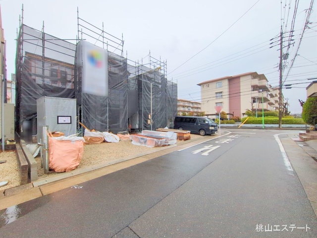 愛知県名古屋市北区喜惣治２丁目の新築戸建てシート写真 2025年3月10日撮影