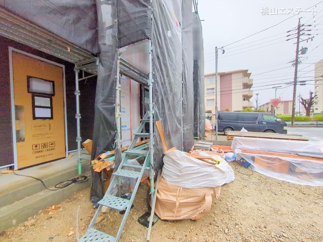 愛知県名古屋市北区喜惣治２丁目の新築戸建てシート写真 2025年3月10日撮影