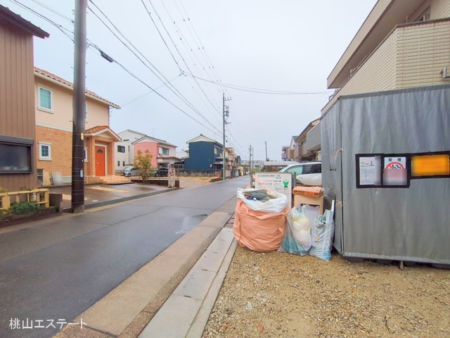 愛知県名古屋市北区喜惣治２丁目の新築戸建てシート写真 2025年3月10日撮影