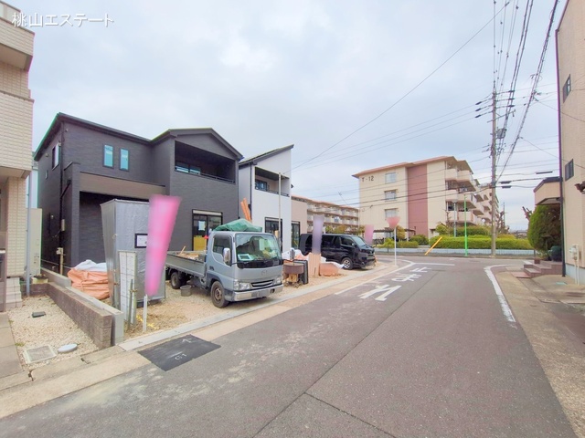 愛知県名古屋市北区喜惣治２丁目の新築戸建て外構写真 2025年3月30日撮影