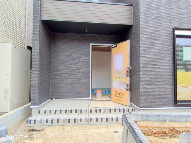 愛知県名古屋市北区喜惣治２丁目の新築戸建て外構写真 2025年3月30日撮影