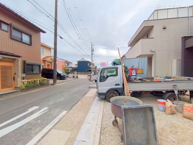 愛知県名古屋市北区喜惣治２丁目の新築戸建て外構写真 2025年3月30日撮影