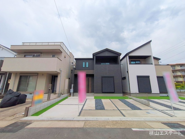 愛知県名古屋市北区喜惣治２丁目の新築戸建て完成写真 2025年4月27日撮影