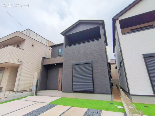 愛知県名古屋市北区喜惣治２丁目の新築戸建て完成写真 2025年4月27日撮影