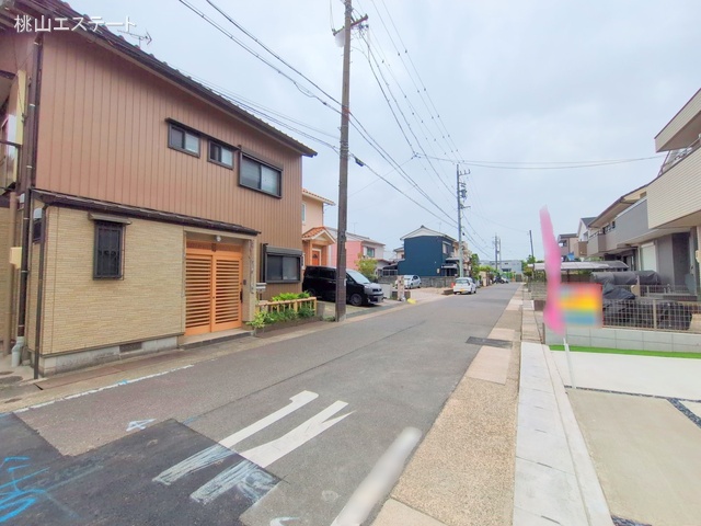 愛知県名古屋市北区喜惣治２丁目の新築戸建て完成写真 2025年4月27日撮影