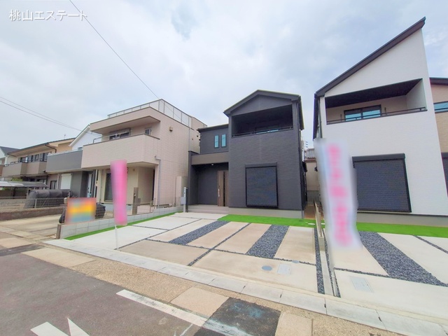 愛知県名古屋市北区喜惣治２丁目の新築戸建て完成写真 2025年4月27日撮影