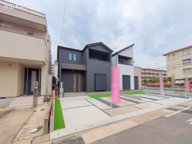 愛知県名古屋市北区喜惣治２丁目の新築戸建て完成写真 2025年4月27日撮影